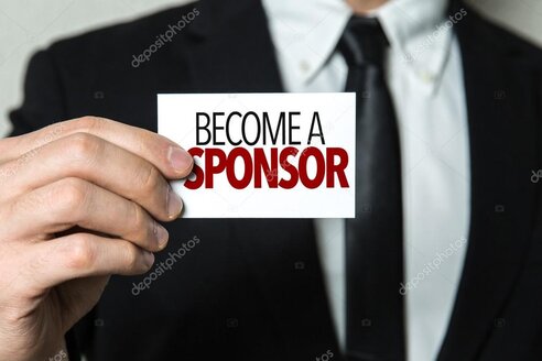 Sponsor branding displayed prominently on a mobile visitor information center